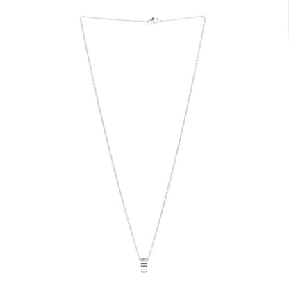 Louis Vuitton 18K White Gold Empreinte Pendant Necklace 3 of 5
