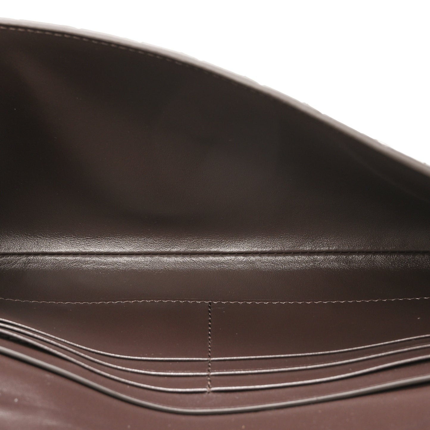 Nappa Intrecciato Long Andiamo Top Handle Clutch Fondant