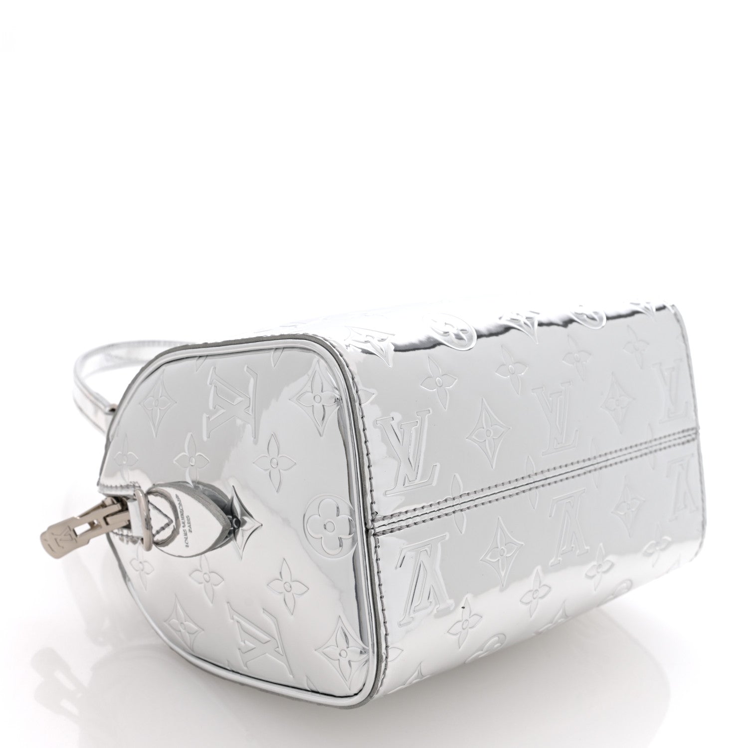 Louis Vuitton Monogram Miroir Speedy Bandouliere 20 Silver 4 of 9