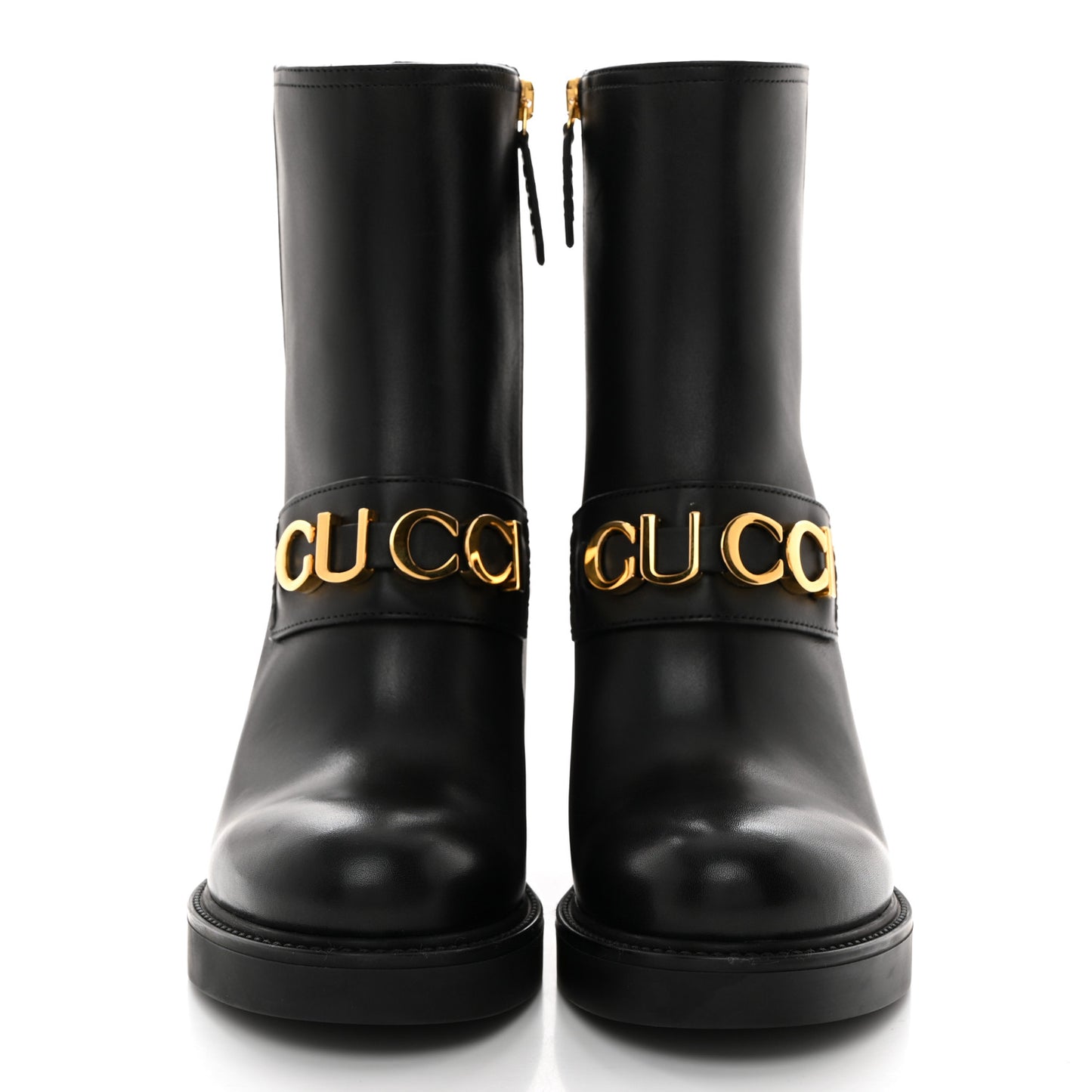 Magnum Calfskin Flores Ankle Boots 37.5 Black