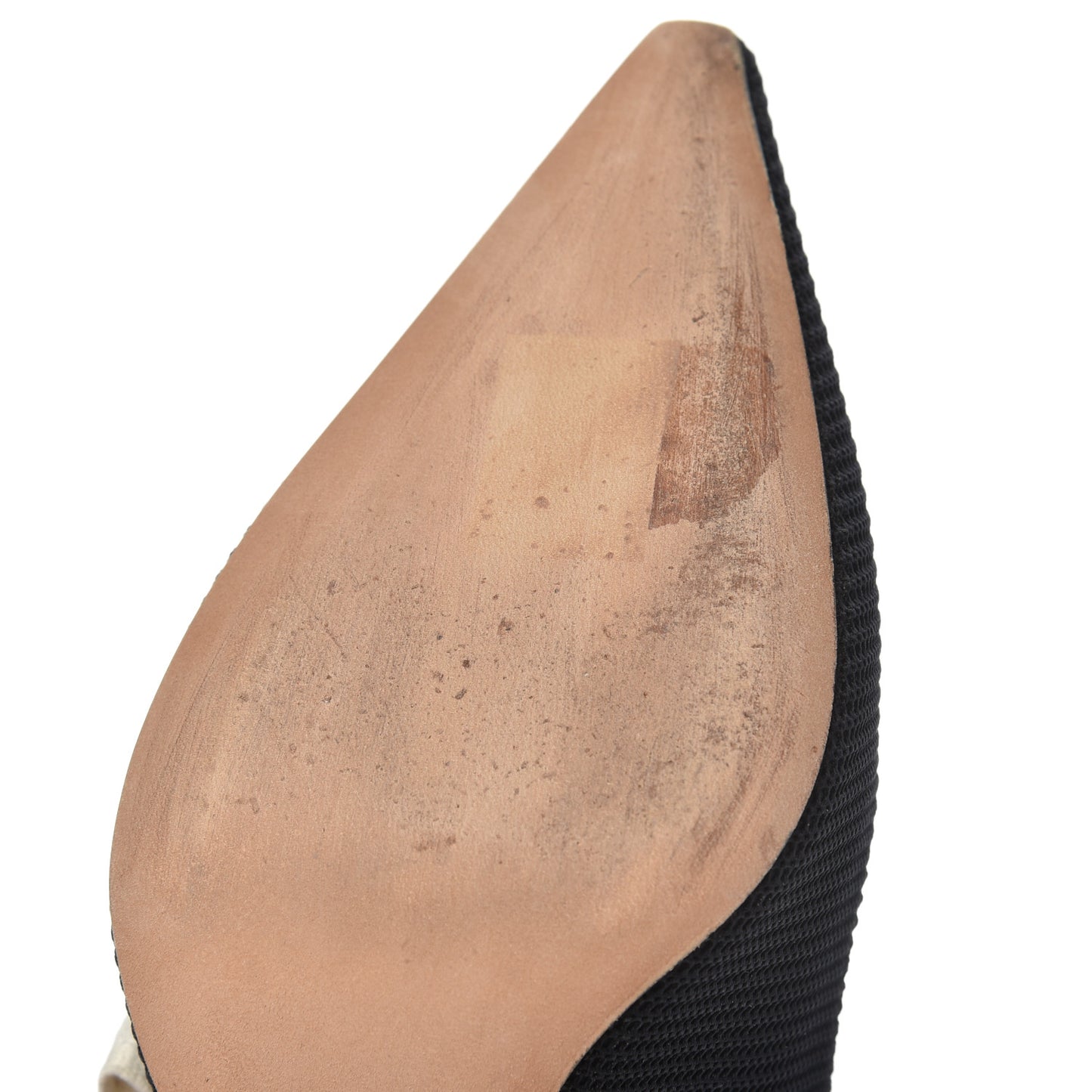 Technical Canvas Ribbon J'Adior Slingback 100mm Pumps 36 Black