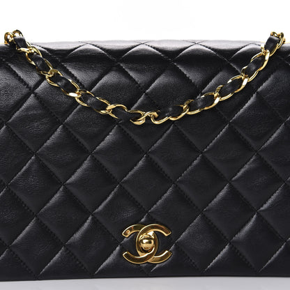 Chanel Lambskin Quilted Small Single Flap Bag Black 11 of 11