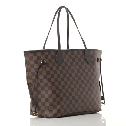 Louis Vuitton Damier Ebene Neo Neverfull MM Rose Ballerine 4 of 11