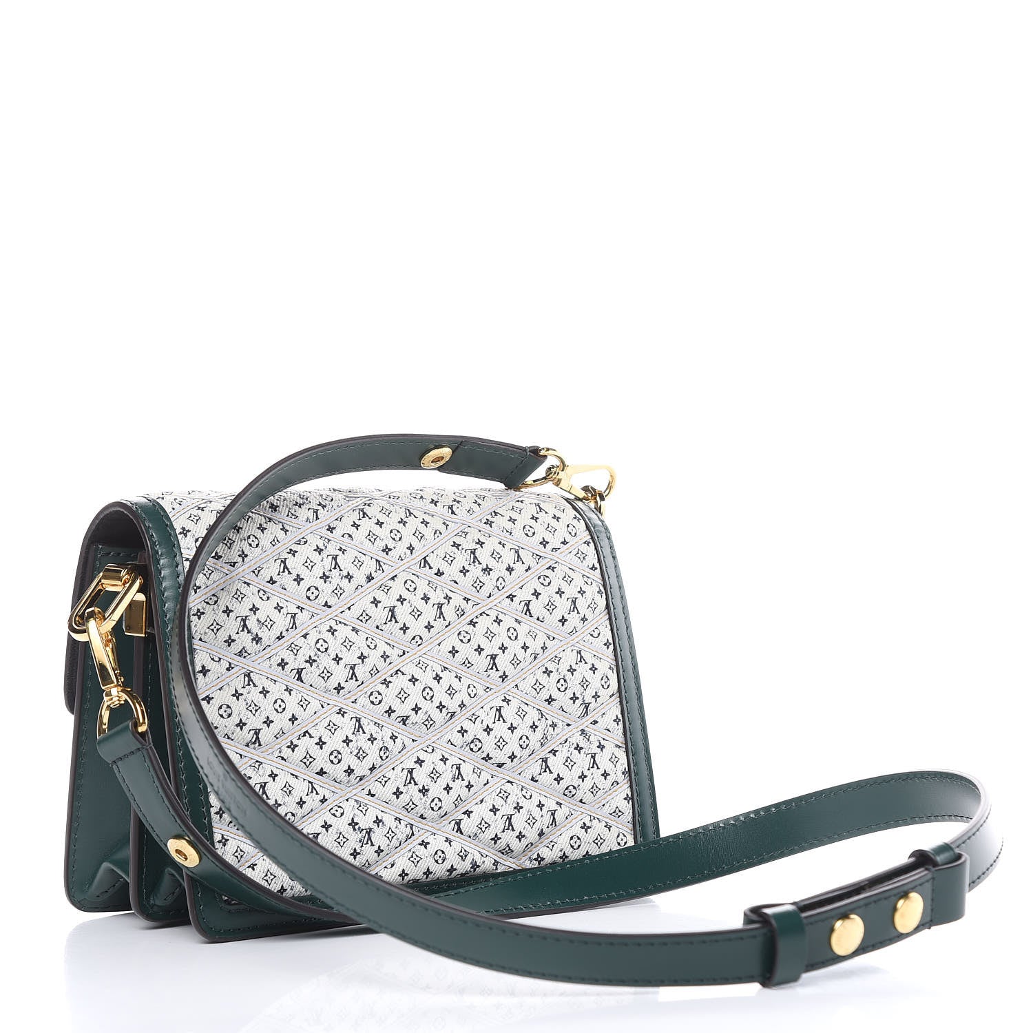 Louis Vuitton Denim Printed Monogram Dauphine Mini 3 of 9