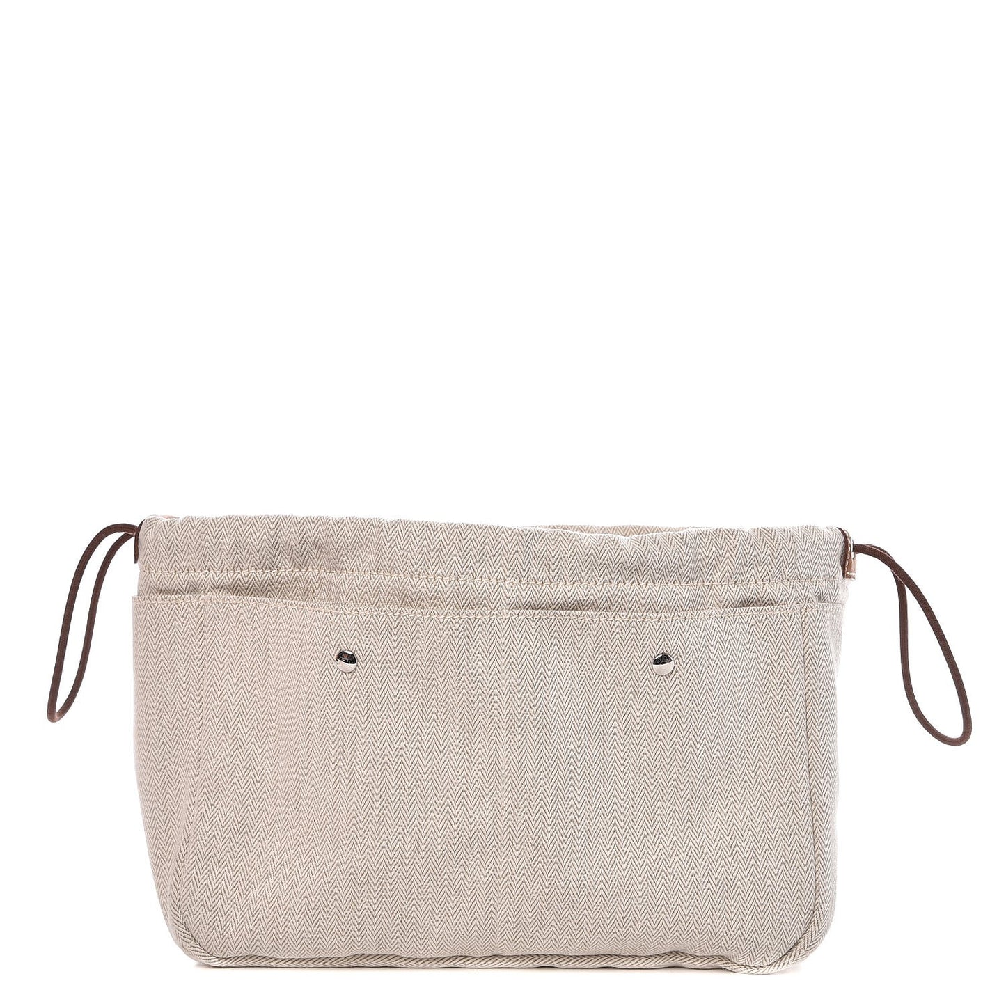 Canvas Barenia Fourbi 25 MM Pouch Naturel Fauve