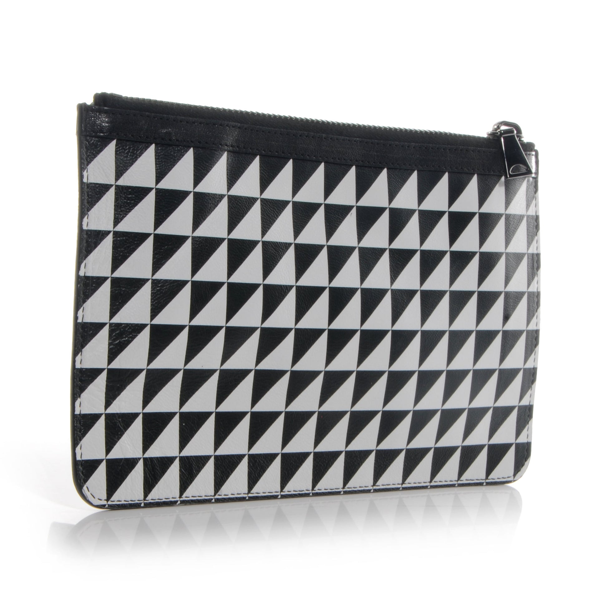 Proenza Schouler Leather Triangle Print Pochette Clutch 3 of 7