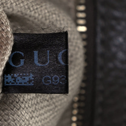 Gucci Pebbled Calfskin Medium Greenwich Shoulder Bag Grey 8 of 16