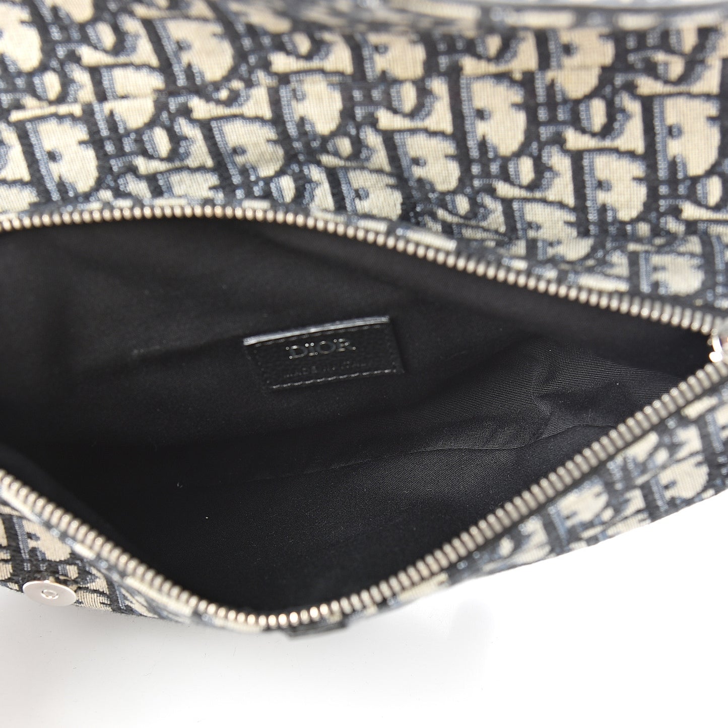 Oblique Mens Saddle Bag Blue