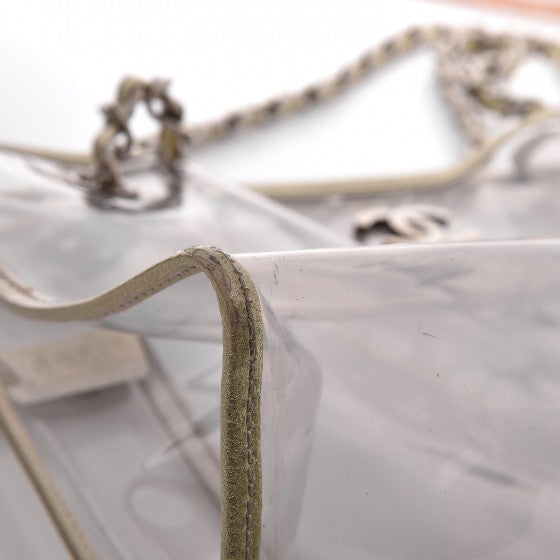 Chanel Vinyl Naked Tote Gold 7 of 13