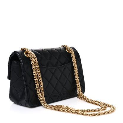 Chanel Calfskin Quilted 2.55 Reissue Mini Flap Black 3 of 10