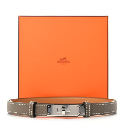 Hermes Epsom Kelly Belt Etoupe 5 of 5