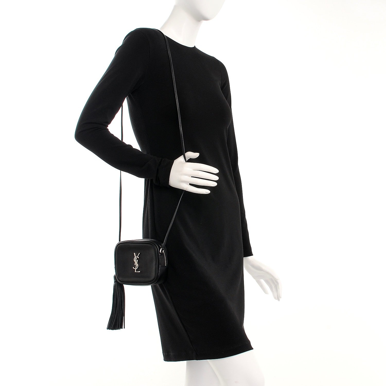 Saint Laurent Nappa Monogram Blogger Bag Black 2 of 7