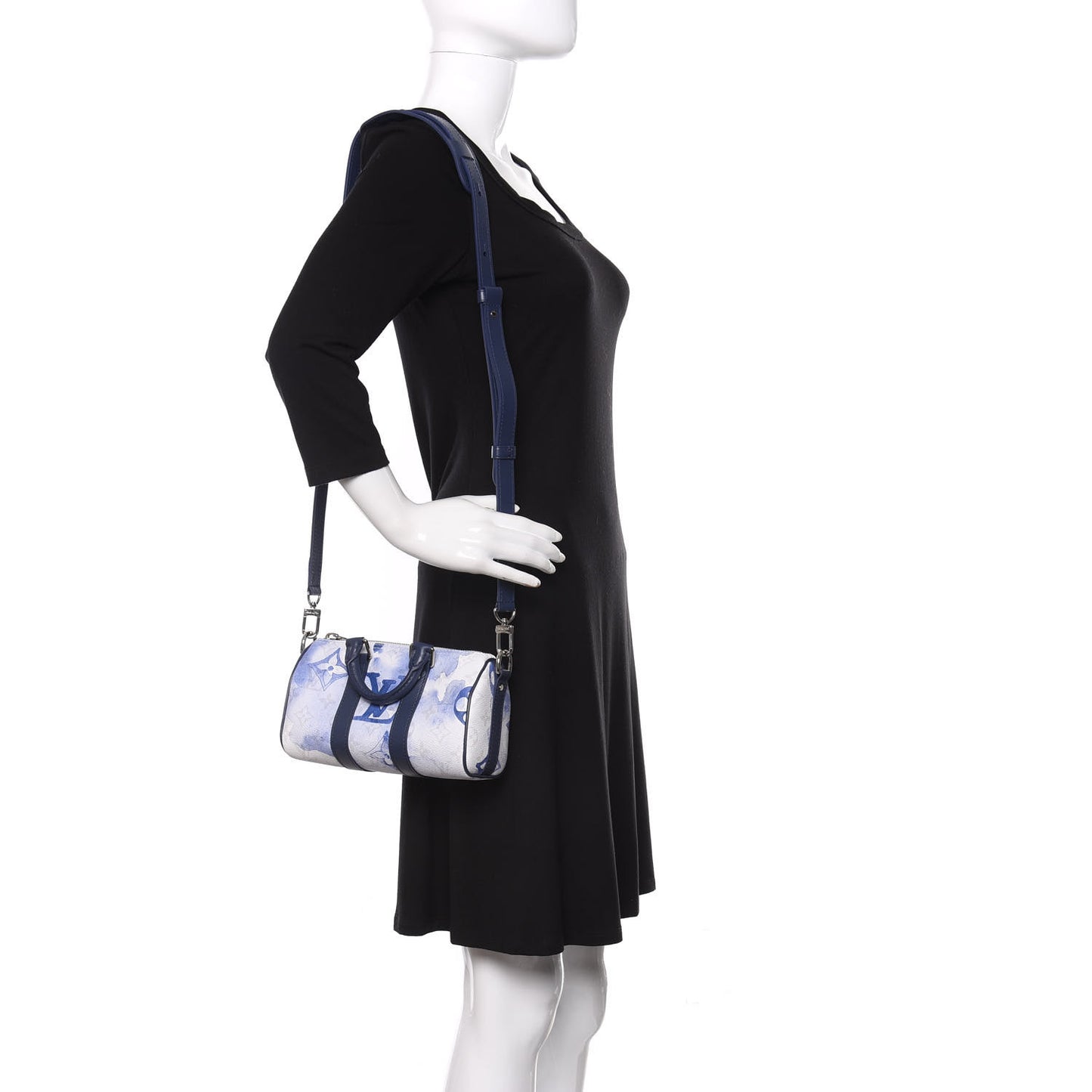 Monogram Watercolor Keepall XS Blue