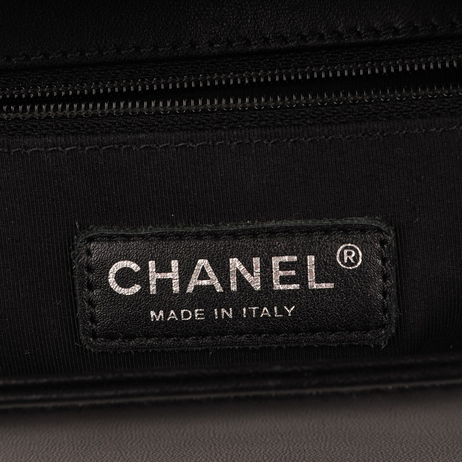Chanel Lambskin Quilted Large Boy Flap Black 6 of 7