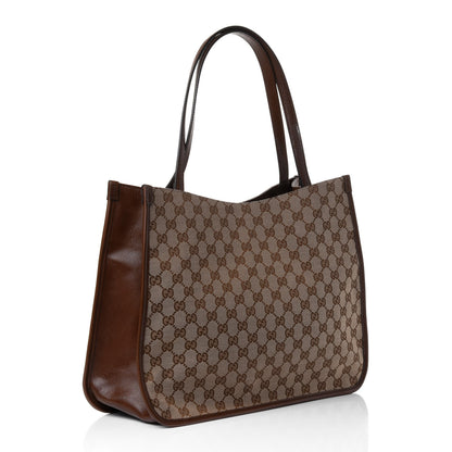 Gucci Monogram Horsebit 1955 Tote Bag Beige Brown Sugar 2 of 4