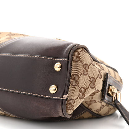 Gucci Monogram New Britt Medium Boston Dark Brown 10 of 14