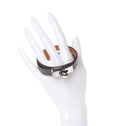 Hermes Swift Kelly Double Tour Bracelet M Etain 2 of 7