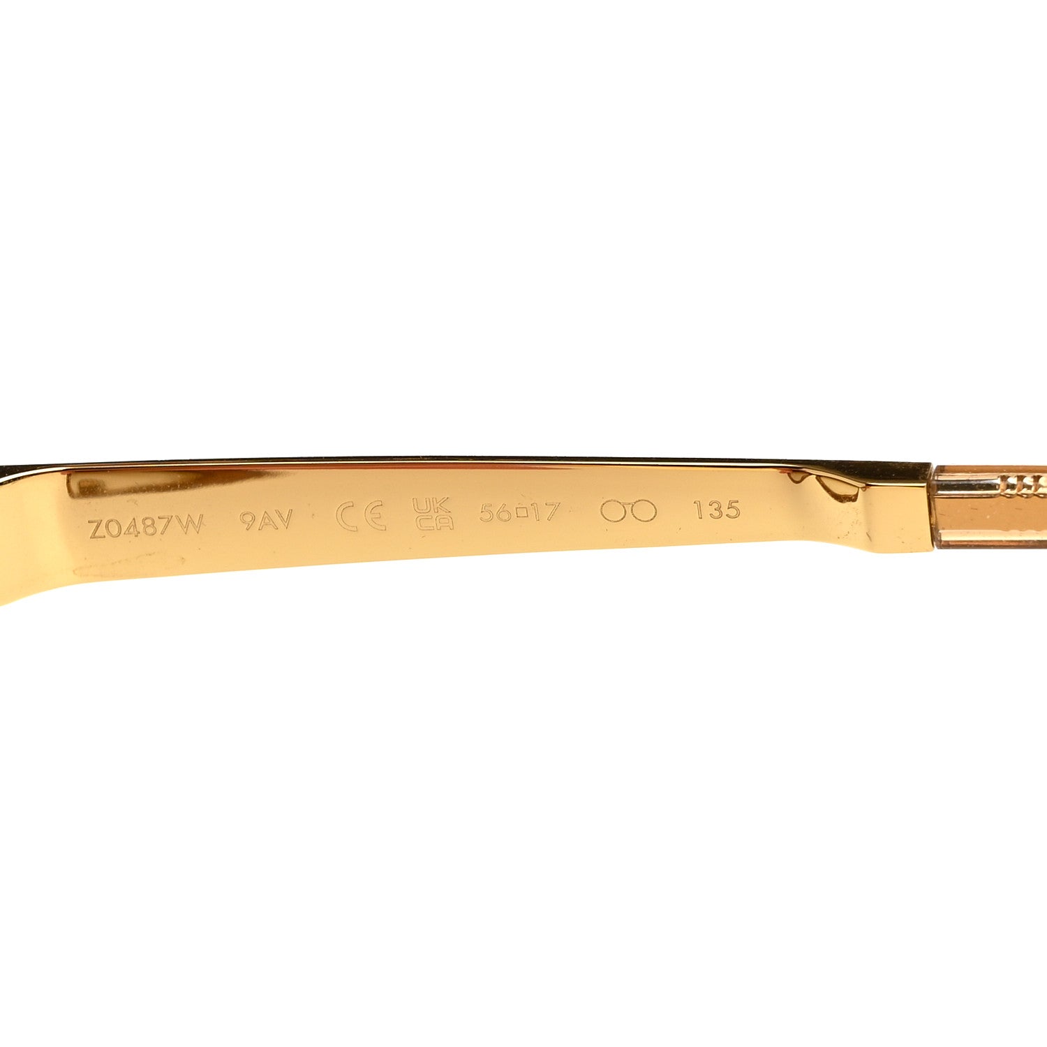 Louis Vuitton Petit Soupcon Cat Eye Sunglasses Z0487W Brown 6 of 7