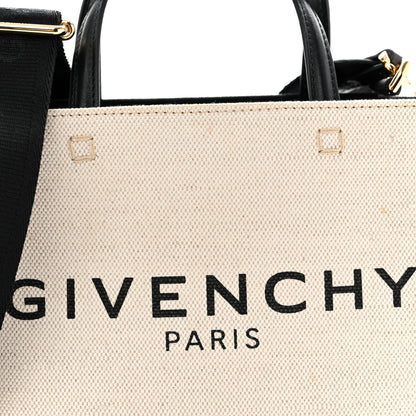 Givenchy Canvas Mini G-Tote Beige Black 7 of 13