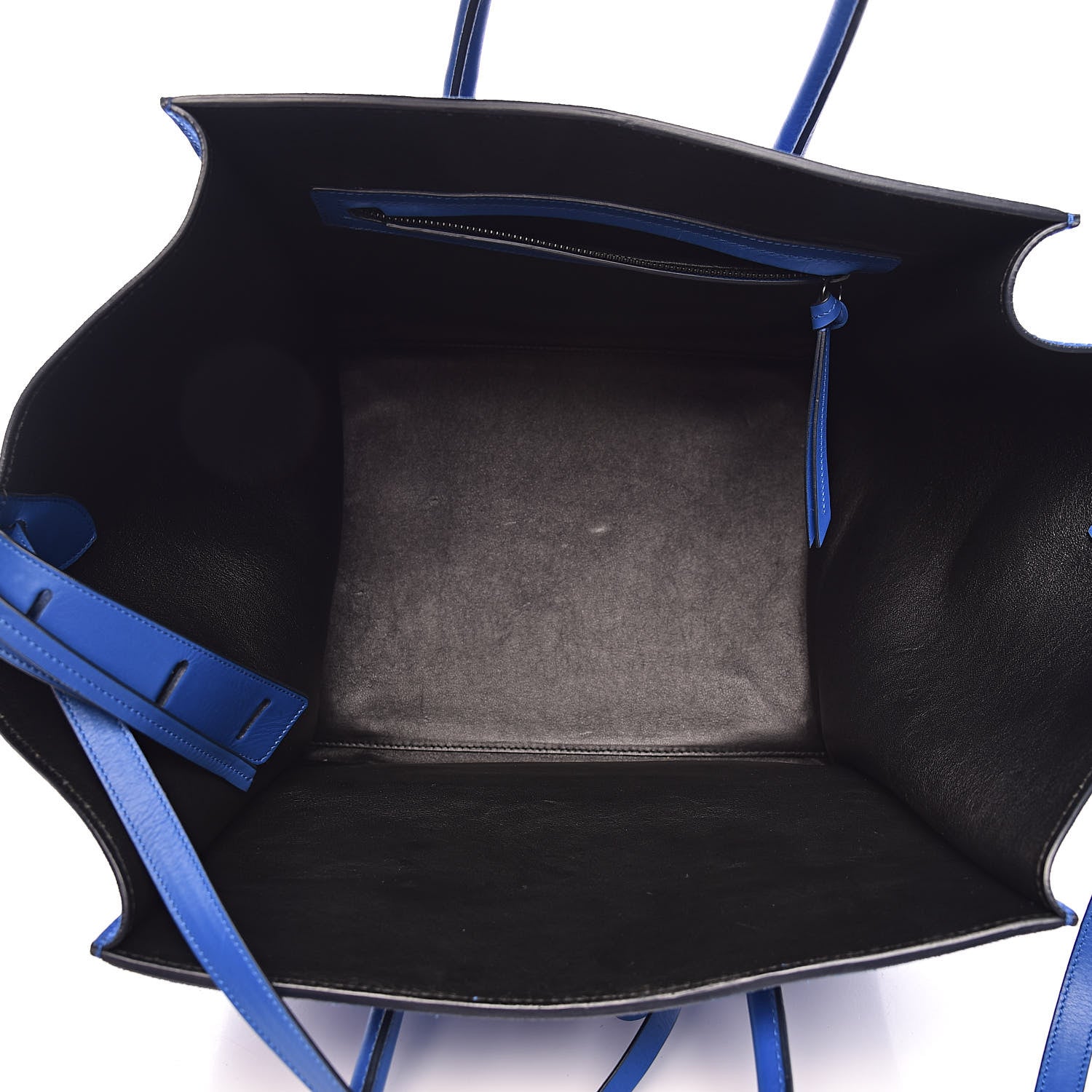 Celine Suede Medium Phantom Luggage Royal Blue 5 of 12