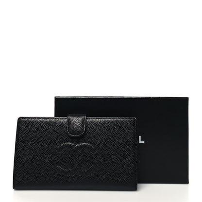 Chanel Caviar Timeless CC French Wallet Black 15 of 15