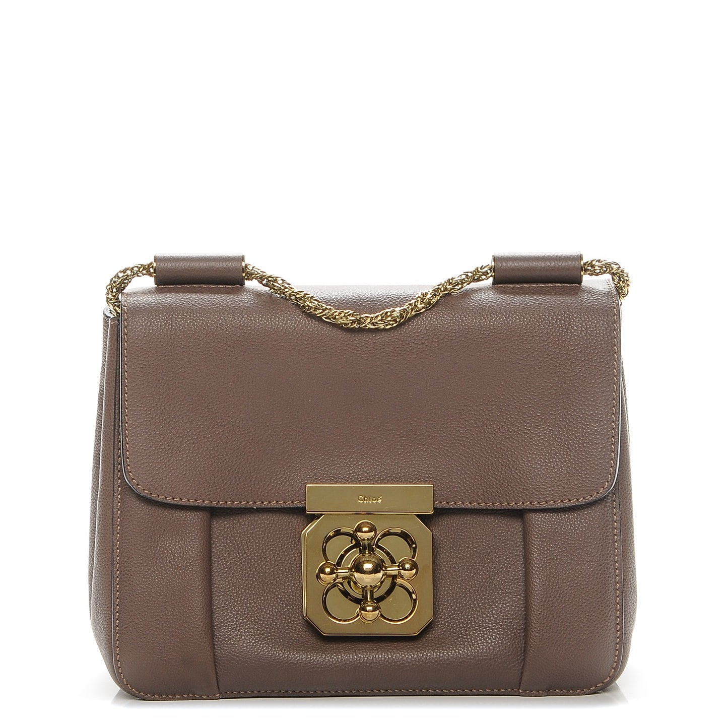 Goatskin Small Elsie Shoulder Bag Grimauve