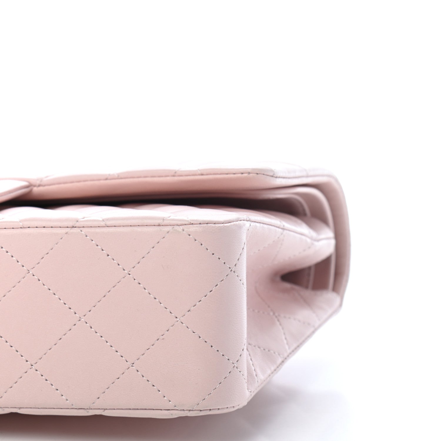 Chanel Lambskin Quilted Medium Double Flap Light Pink 9 of 9