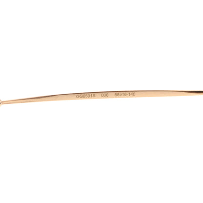 Gucci Aviator GG0501S Sunglasses Gold 5 of 8