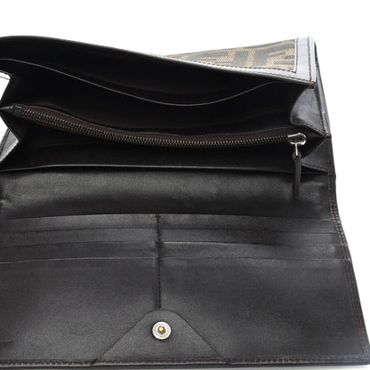 Fendi Zucca Continental Wallet Tobacco 5 of 8