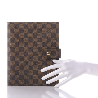 Louis Vuitton Damier Ebene Large Ring Agenda Cover 2 of 8