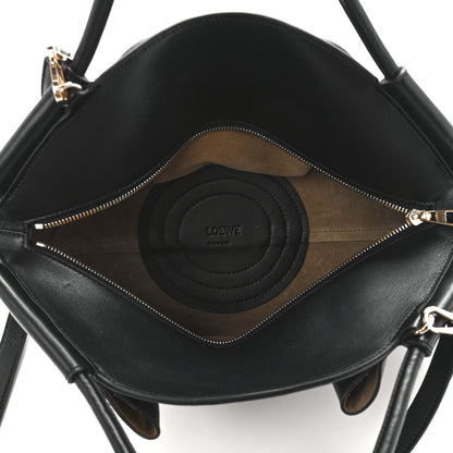 Loewe Shiny Nappa Calfskin Paseo Bag Black 5 of 11