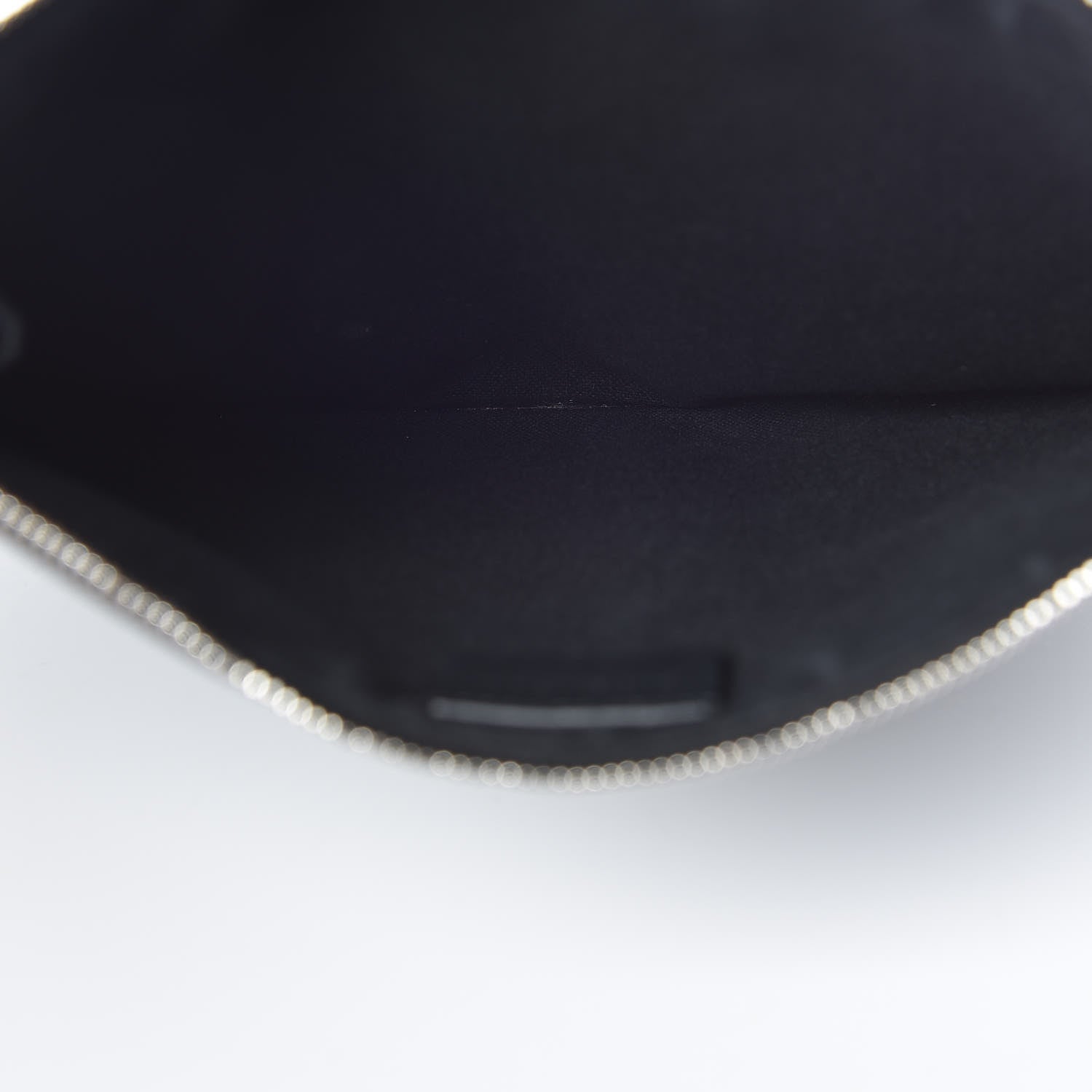 Givenchy Texutured Coated Canvas Rottweiler Print Medium Cosmetic Pouch Black 7 of 11