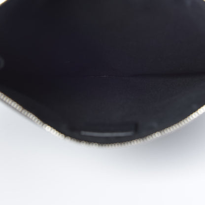 Givenchy Texutured Coated Canvas Rottweiler Print Medium Cosmetic Pouch Black 7 of 11