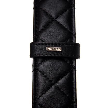 Chanel Lambskin Quilted CC Chain Belt 85 34 Black 8 of 9