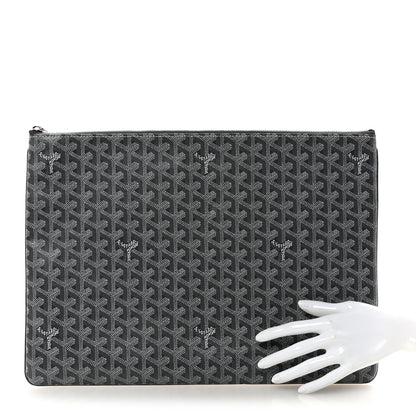 Goyard Goyardine Senat Pochette GM Grey 2 of 7