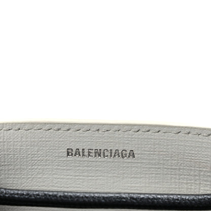 Balenciaga Calfskin Small Logo North South Shopping Tote White 9 of 11