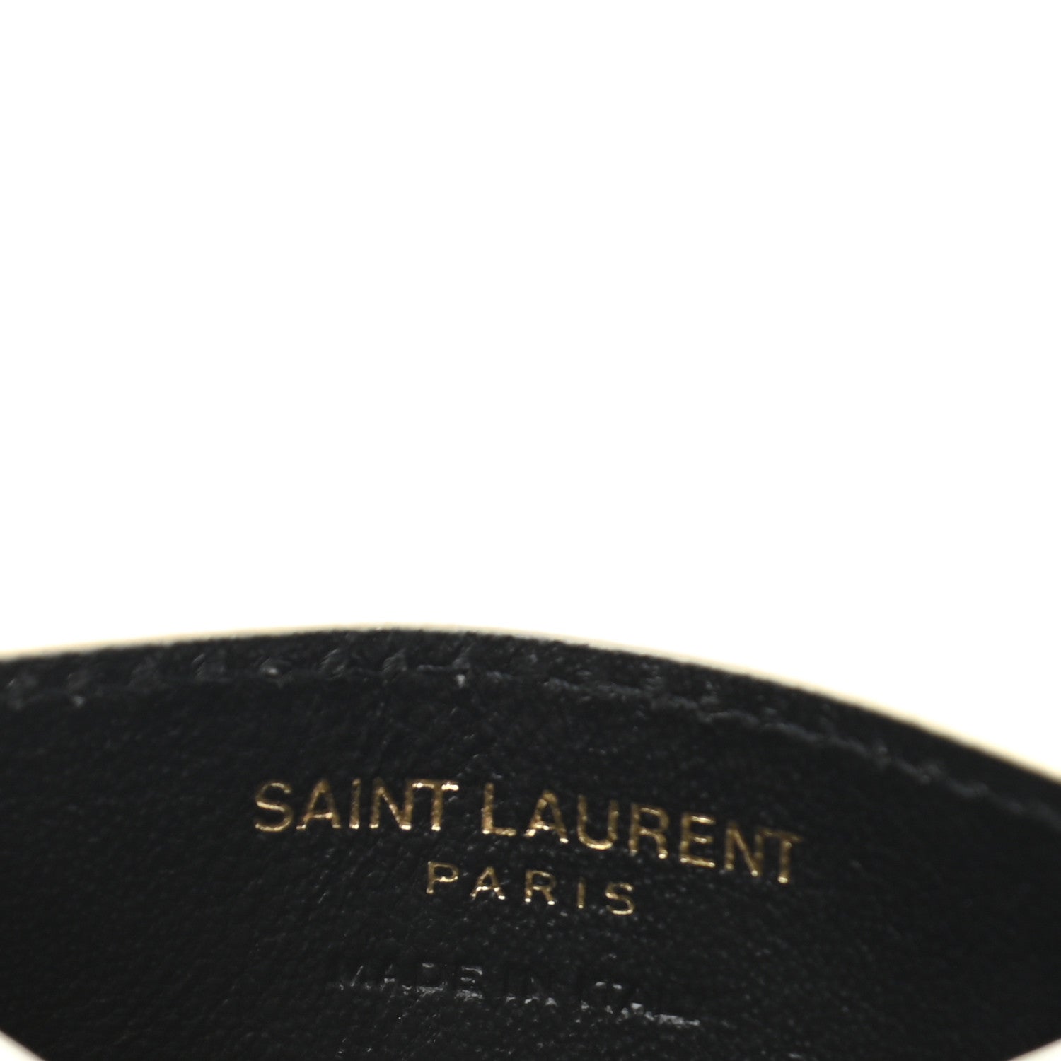 Saint Laurent Grain De Poudre Matelasse Chevron Cassandre Credit Card Case Crema Soft 6 of 8