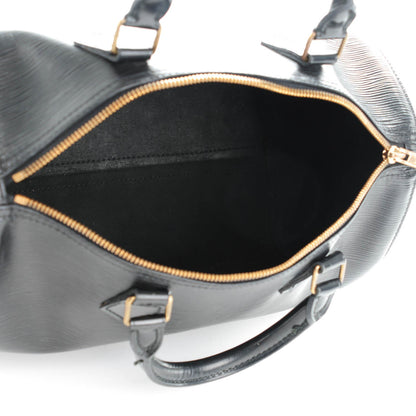 Louis Vuitton Epi Speedy 30 Black 5 of 7
