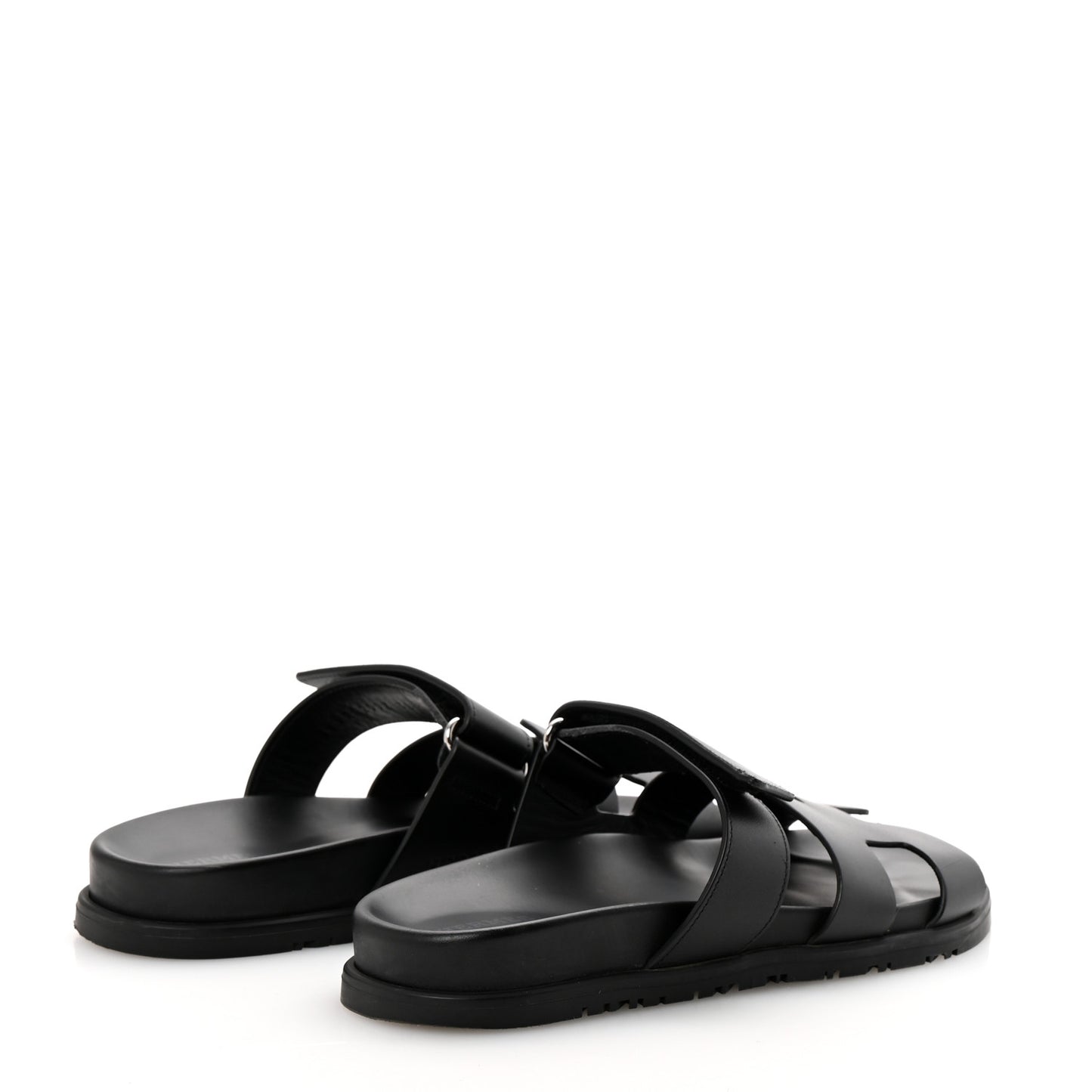 Calfskin Womens Chypre Sandals 38 Black