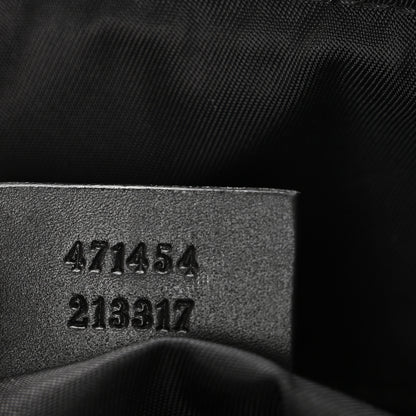 Gucci GG Supreme Monogram Web Messenger Bag Black 7 of 10