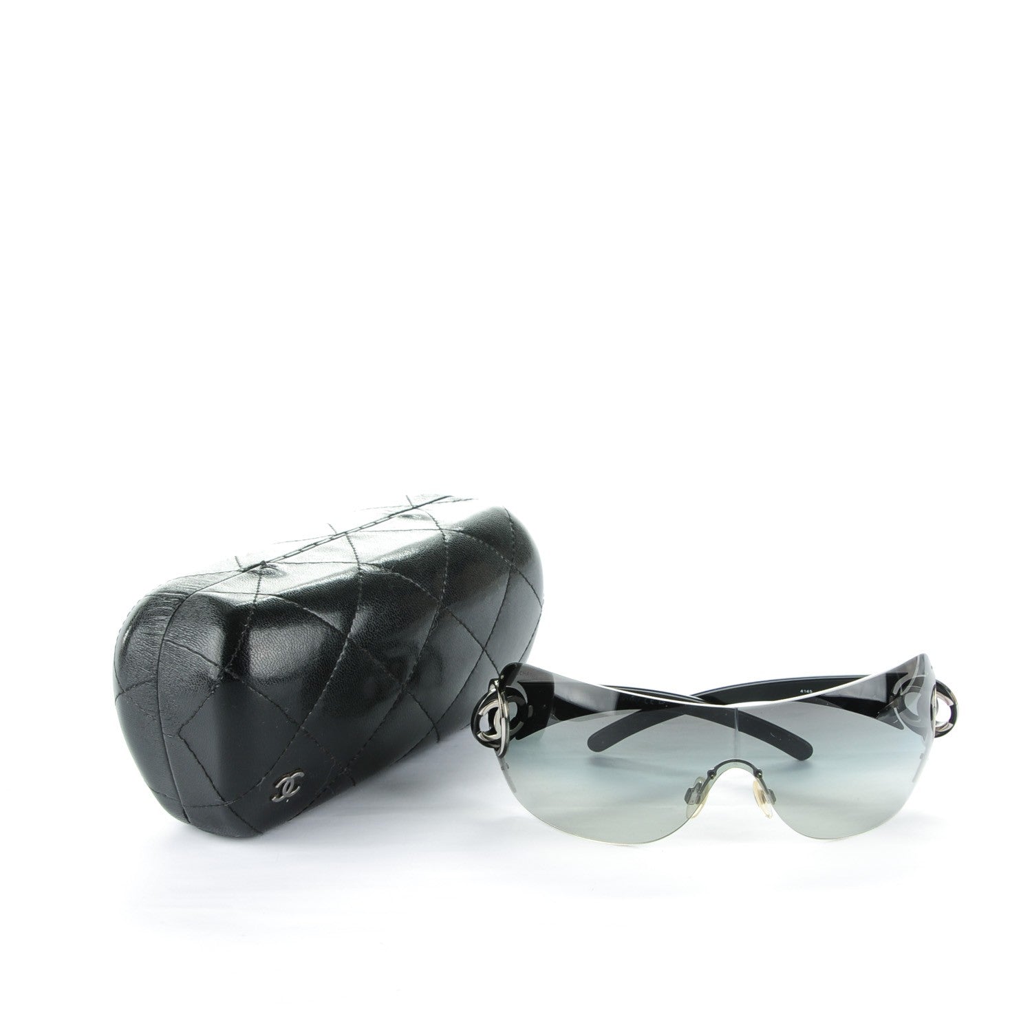 Chanel CC Sunglasses 4145 Black 8 of 8