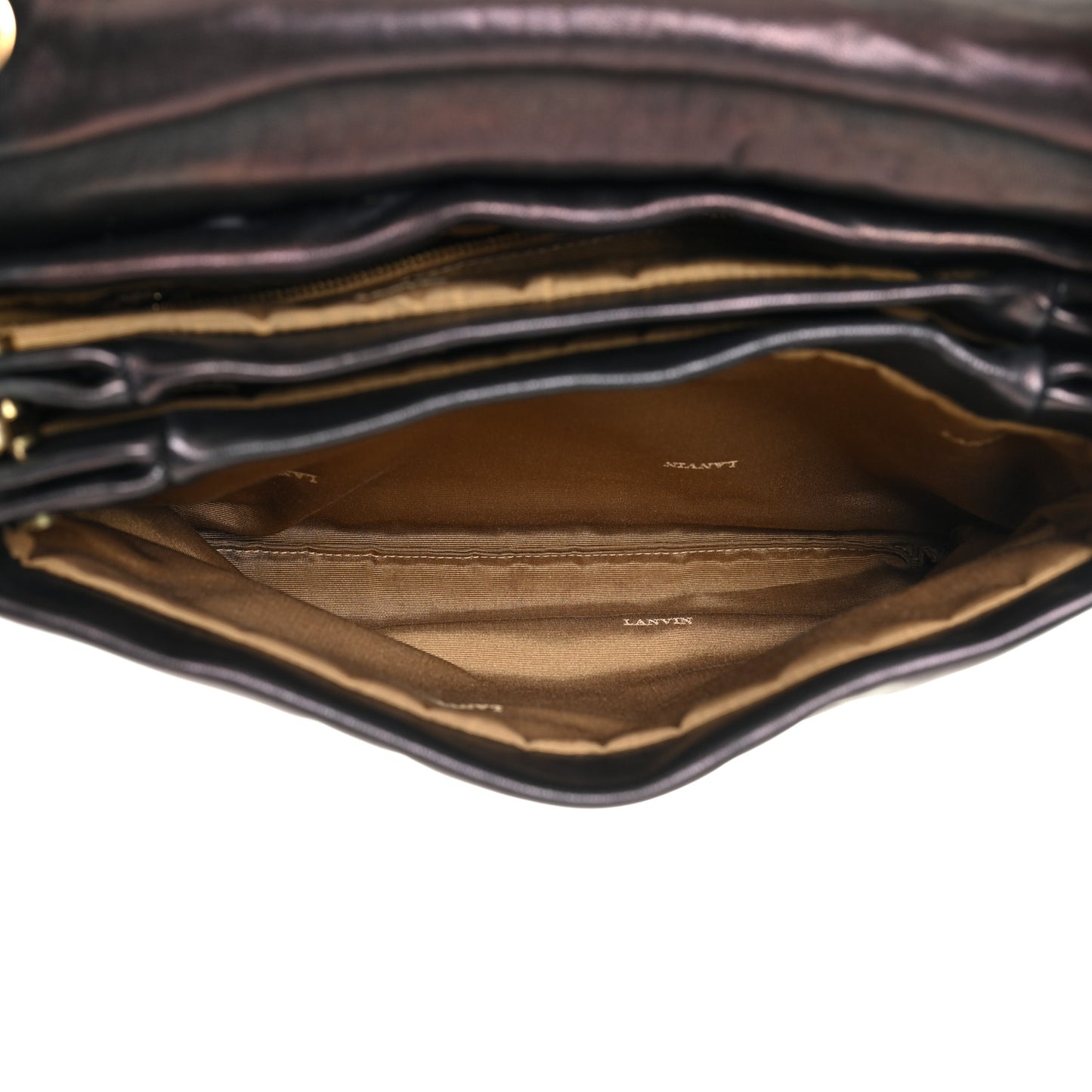Lambskin Quilted Medium Sugar Flap Shoulder Bag Black
