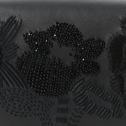 Hermes Swift Dancing Flowers Embroidered Constance 18 Black 9 of 13