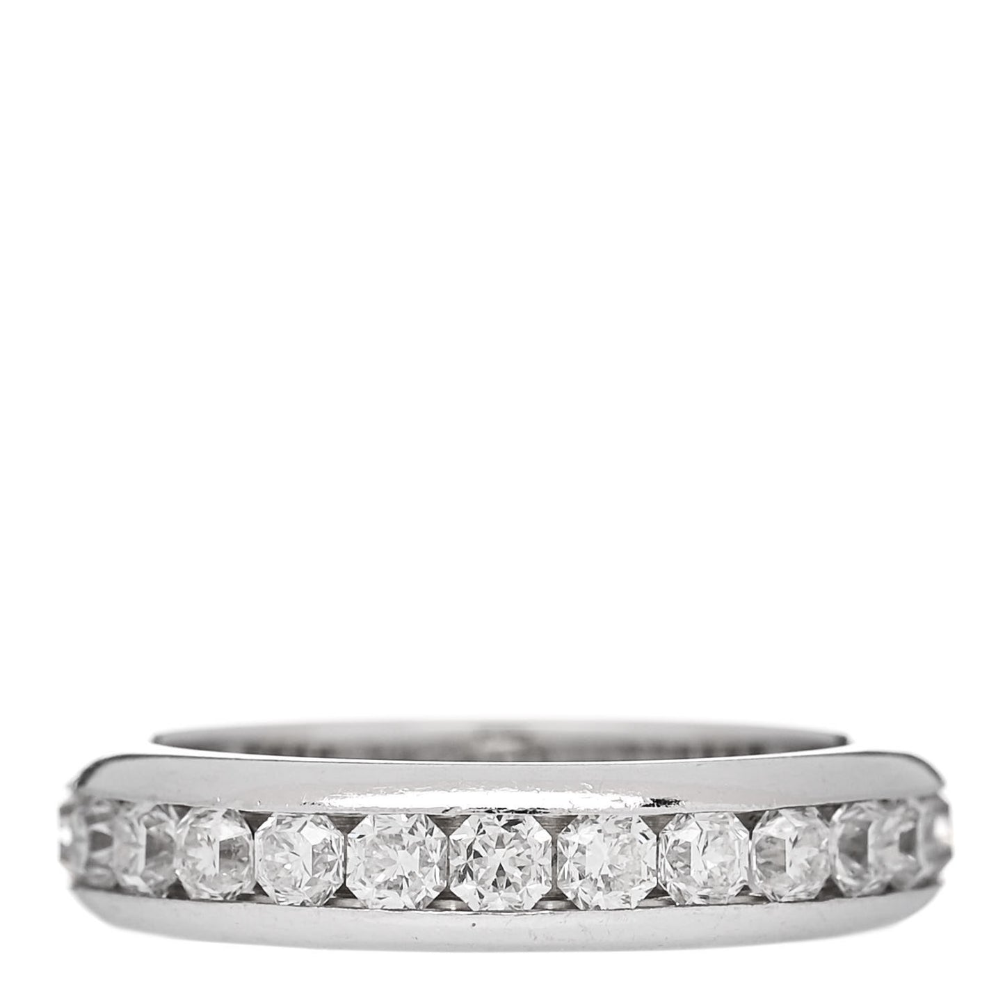 Platinum Diamond 4mm Lucida Full Circle Band Ring 48 4.5