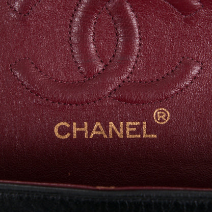 Chanel Lambskin Quilted Small Double Flap Black 6 of 9