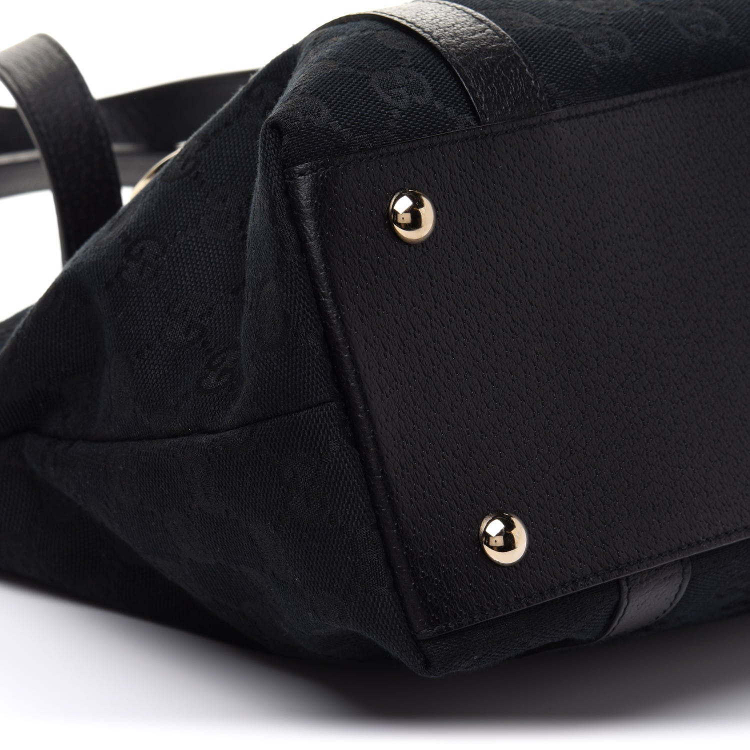 Gucci Monogram Abbey Medium Tote Black 11 of 12