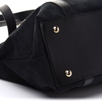 Gucci Monogram Abbey Medium Tote Black 11 of 12