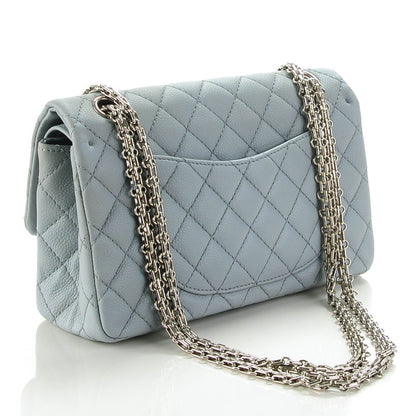 Chanel Caviar Quilted 2.55 Reissue Flap 225 Light Blue 3 of 9