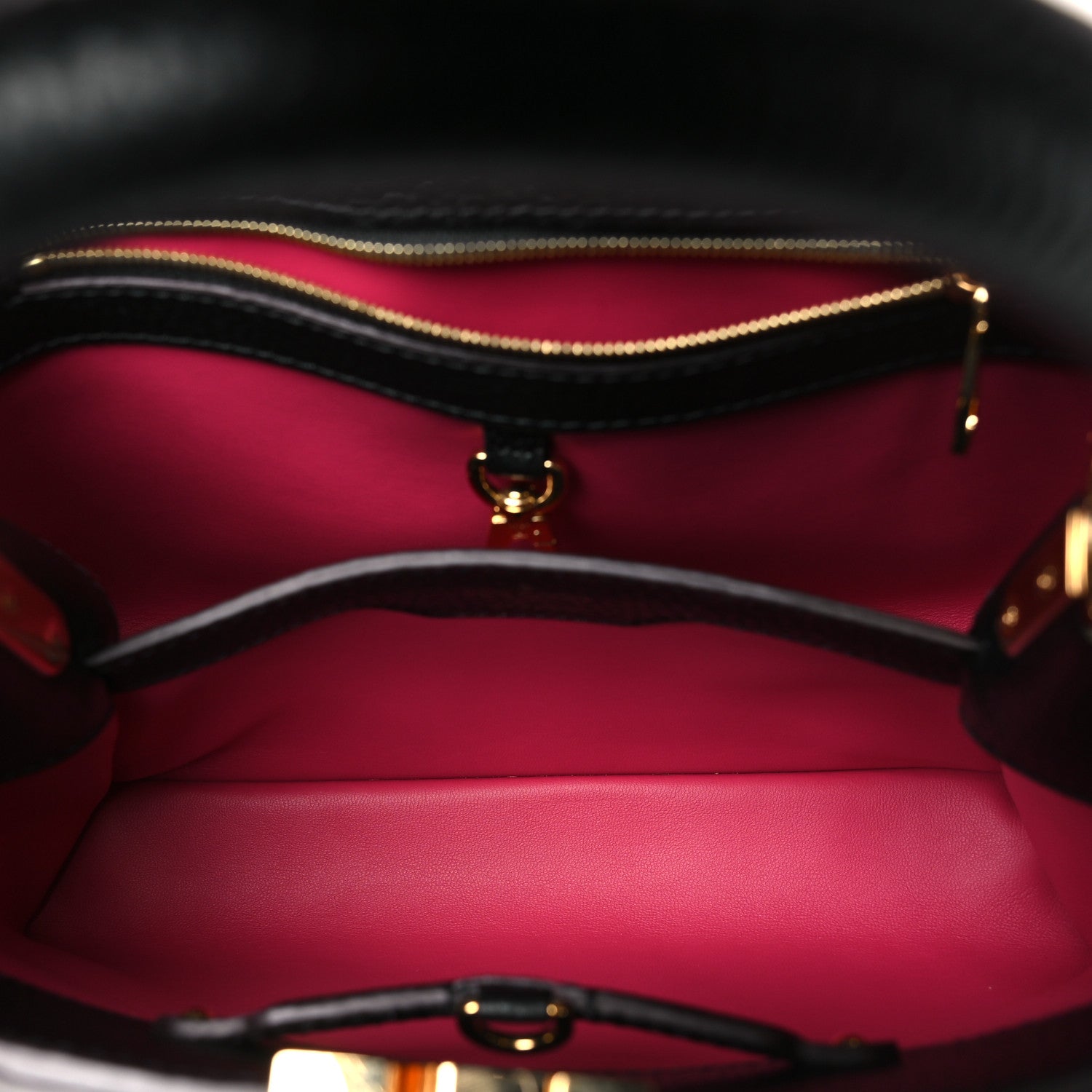 Louis Vuitton Taurillon Capucines BB  Black 5 of 9
