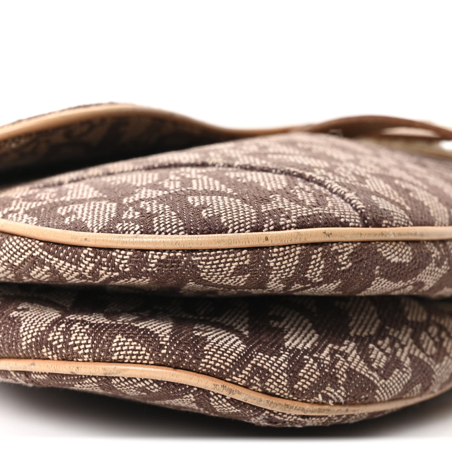 Monogram Saddle Bag Brown